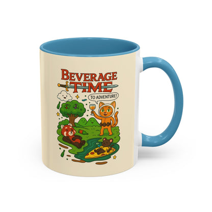 Adventure - Themed Coffee Mug - 'Beverage Time!' - DrinkingDojo™ Shop