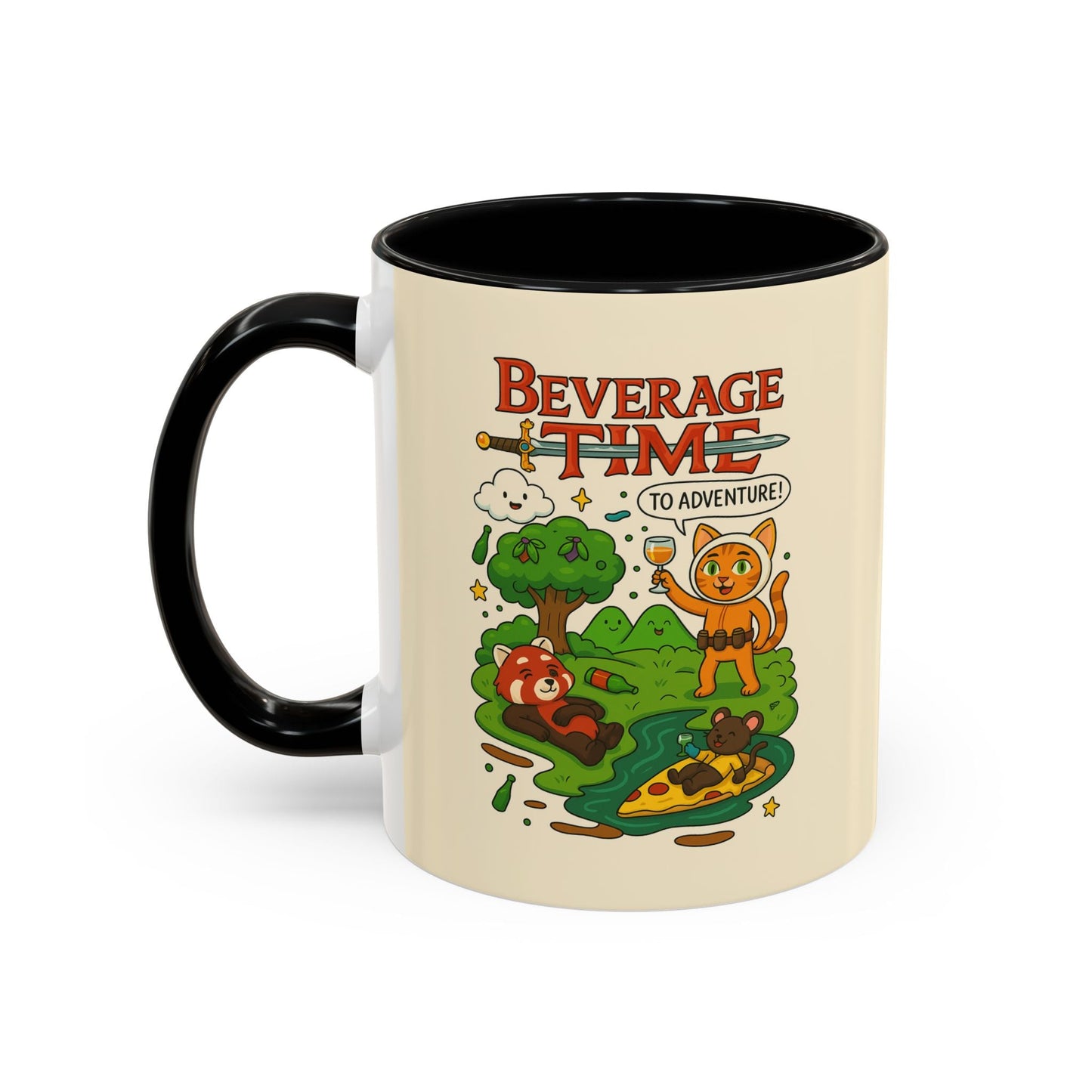 Adventure - Themed Coffee Mug - 'Beverage Time!' - DrinkingDojo™ Shop