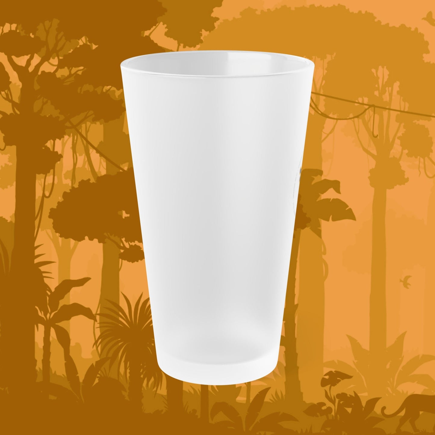 Frosted Pint Glass, 16oz - DrinkingDojo™ Shop