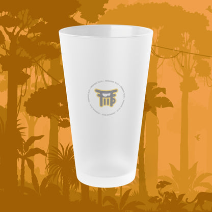 Frosted Pint Glass, 16oz - DrinkingDojo™ Shop